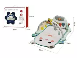 Килимок 371 (6) звук, підсвічування, ігрова панель, піаніно, мелодії пісні, спінер, 4 брязкальця, пуль керування, в коробці Килимок 371 (6) звук, підсвічування, ігрова панель, піаніно, мелодії пісні, спінер, 4 брязкальця, пуль керування, в коробці