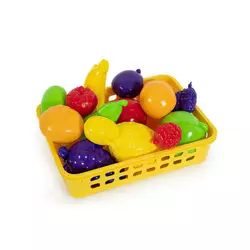 гр Кошик фруктовий 010/13 (24) "BAMSIC", великий, 15 предметів гр Кошик фруктовий 010/13 (24) "BAMSIC", великий, 15 предметів