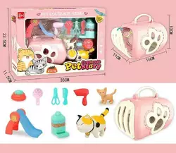 Домашні улюбленці 832-155 (36/2) 2 фігурки улюбленців, переноска, аксесуари, в коробці Домашні улюбленці 832-155 (36/2) 2 фігурки улюбленців, переноска, аксесуари, в коробці