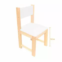 гр Стільчик №32 колір білий (1) "Ігруша" гр Стільчик №32 колір білий (1) "Ігруша"