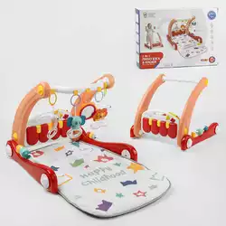 Ходунки 2в1 HE 0634 (12) игровой музыкальный коврик, пианино, 4 погремушки с прорезывателем, зеркальце, в коробке Ходунки 2в1 HE 0634 (12) игровой музыкальный коврик, пианино, 4 погремушки с прорезывателем, зеркальце, в коробке