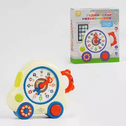 Розвиваючий годинник TK - 81822 (24) "TK Group", ОЗВУЧУВАННЯ УКРАЇНСЬКОЮ МОВОЮ, пісні, казки, цифри, підсвічування, рухомі елементи, в коробці Розвиваючий годинник TK - 81822 (24) "TK Group", ОЗВУЧУВАННЯ УКРАЇНСЬКОЮ МОВОЮ, пісні, казки, цифри, підсвічування, рухомі елементи, в коробці