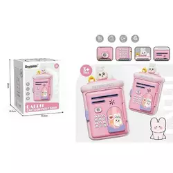 Сейф 1026-74 (48) озвучення англійською мовою, режими: тваринки, музика, музичні інструменти, назви рідних, отвори для купюр і монет, в коробці Сейф 1026-74 (48) озвучення англійською мовою, режими: тваринки, музика, музичні інструменти, назви рідних, отвори для купюр і монет, в коробці