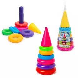 гр Іграшка дитяча Піраміда №1 017 (20) "BAMSIC" гр Іграшка дитяча Піраміда №1 017 (20) "BAMSIC"