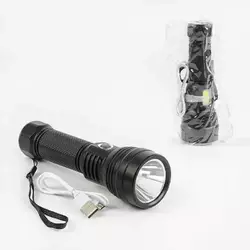 Ліхтар світлодіодний C 56761 (160) акумуляторний, 4 режими роботи, USB-кабель, в пакеті Ліхтар світлодіодний C 56761 (160) акумуляторний, 4 режими роботи, USB-кабель, в пакеті