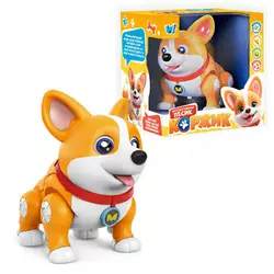 Інтерактивний песик "Коржик" 61327 (36/2) "WToys", ОЗВУЧУВАННЯ УКРАЇНСЬКОЮ МОВОЮ, підсвічування, пісні, ходить, в коробці Інтерактивний песик "Коржик" 61327 (36/2) "WToys", ОЗВУЧУВАННЯ УКРАЇНСЬКОЮ МОВОЮ, підсвічування, пісні, ходить, в коробці