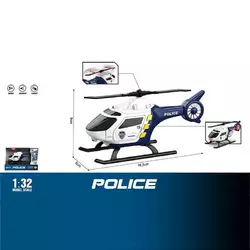 Гелікоптер WY 1108 A (96) "Поліція", звук, підсвічування, масштаб 1:32, в коробці Гелікоптер WY 1108 A (96) "Поліція", звук, підсвічування, масштаб 1:32, в коробці