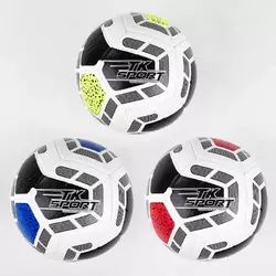 М`яч футбольний C 44441 (60) "TK Sport", 3 види, вага 400-420 грам, матеріал TPE, балон гумовий з ниткою М`яч футбольний C 44441 (60) "TK Sport", 3 види, вага 400-420 грам, матеріал TPE, балон гумовий з ниткою