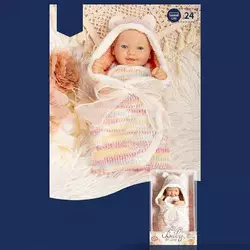 Пупс 8818-9 (48/2) висота 24 см, ковдра-конверт, в коробці Пупс 8818-9 (48/2) висота 24 см, ковдра-конверт, в коробці