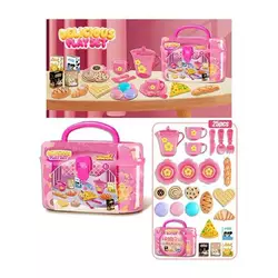 Набір продуктів 99022 (72/2) 25 елементів, 2 чашки, 3 блюдця, чайничок, ніж, ложка, вилка, смаколики, коробочки з напоями, в боксі Набір продуктів 99022 (72/2) 25 елементів, 2 чашки, 3 блюдця, чайничок, ніж, ложка, вилка, смаколики, коробочки з напоями, в боксі