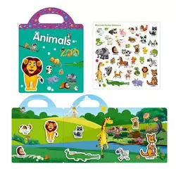 Зошит з наліпками LY 63014 (200) багаторазові наліпки, в пакеті Зошит з наліпками LY 63014 (200) багаторазові наліпки, в пакеті