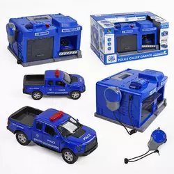 Гараж «Поліція» CLM-556 (8) рація, світло, звук, в коробці Гараж «Поліція» CLM-556 (8) рація, світло, звук, в коробці