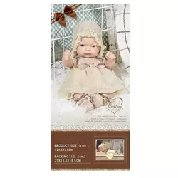 Пупс 229-1 (48/2) 24 см, імітація скляних очей, аксесуари, в коробці Пупс 229-1 (48/2) 24 см, імітація скляних очей, аксесуари, в коробці