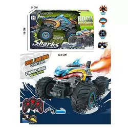 Джип на радіокеруванні MK 724 A (16/2) акумулятор 3.7 V, USB-кабель, пульт керування 2.4 GHz, підсвічування, музика, парогенерація, в коробці Джип на радіокеруванні MK 724 A (16/2) акумулятор 3.7 V, USB-кабель, пульт керування 2.4 GHz, підсвічування, музика, парогенерація, в коробці