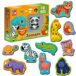 гр Набір магнітів "Зоо" VT 3106-25 укр (22) "Vladi Toys", 18 елементів, в коробці гр Набір магнітів "Зоо" VT 3106-25 укр (22) "Vladi Toys", 18 елементів, в коробці