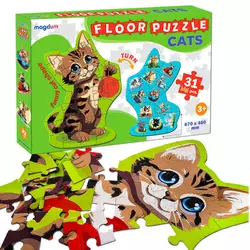 гр Максі-пазл "Кіт Магдум" МЕ 5032-32 (20) "Ludum", 31 елемент, двосторонній, в коробці гр Максі-пазл "Кіт Магдум" МЕ 5032-32 (20) "Ludum", 31 елемент, двосторонній, в коробці