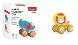 Каталка 58070-78 (96) “Тваринка”, пластикова, рухомі елементи, прорезинені колеса, шнурочок, в коробці Каталка 58070-78 (96) “Тваринка”, пластикова, рухомі елементи, прорезинені колеса, шнурочок, в коробці