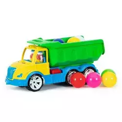 гр Набір дитячий "Самоскид Mati" кульки великі 009/12 (3) "BAMSIC" гр Набір дитячий "Самоскид Mati" кульки великі 009/12 (3) "BAMSIC"