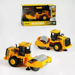 Дорожній каток WY 421 A (24) звук, підсвічування, інерція, рухливий елемент, масштаб 1:16, в коробці Дорожній каток WY 421 A (24) звук, підсвічування, інерція, рухливий елемент, масштаб 1:16, в коробці