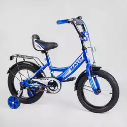 Велосипед 12" дюймов 2-х колёсный "CORSO" MAXIS-12987 (1) ручной тормоз, звоночек, сидение с ручкой, доп. колеса, СОБРАННЫЙ НА 75 в коробке