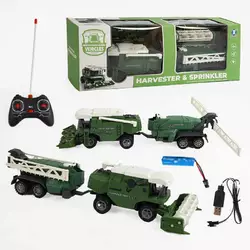 Комбайн на радіокеруванні CR 1924 (12/2) причіп, аксесуари, підсвічування, акум. 3.7V, USB-кабель, в коробці Комбайн на радіокеруванні CR 1924 (12/2) причіп, аксесуари, підсвічування, акум. 3.7V, USB-кабель, в коробці