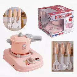 Набір посуду 096-10 Штрихкод=00209 (24/2) 8 елементів, електрична плита, звук, підсвічування, парогенератор, озвучування китайською мовою, в коробці Набір посуду 096-10 Штрихкод=00209 (24/2) 8 елементів, електрична плита, звук, підсвічування, парогенератор, озвучування китайською мовою, в коробці