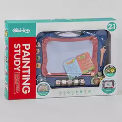 Дошка для малювання 648 A-65 (12/2) магнітна, світло, звук, англійською, сенсорна панель, піаніно, на батарейках, в коробці Дошка для малювання 648 A-65 (12/2) магнітна, світло, звук, англійською, сенсорна панель, піаніно, на батарейках, в коробці