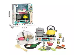 Плита YY 6025 (6) посуд, продукти, підсвічування, звук, парогенератор, в коробці Плита YY 6025 (6) посуд, продукти, підсвічування, звук, парогенератор, в коробці