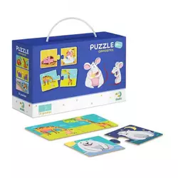 гр Пазл "Протилежності" 300151 (16) "Dodo", 24 елемента гр Пазл "Протилежності" 300151 (16) "Dodo", 24 елемента