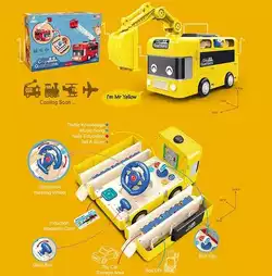 Машина музыкальная 265-2 (18) свет, звук, функциональные кнопки, съемный ковш, в коробке Машина музыкальная 265-2 (18) свет, звук, функциональные кнопки, съемный ковш, в коробке