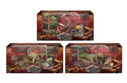 Набор динозавров Q 9899-222 (12/2) 3 вида, 9 элементов, 6 динозавров, аксессуары, в коробке Набор динозавров Q 9899-222 (12/2) 3 вида, 9 элементов, 6 динозавров, аксессуары, в коробке