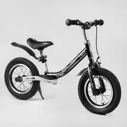 Велобег Corso "Alpha Sport" 12800 (1) стальная рама, надувные колеса 12", ручной тормоз, подножка, крылья, звоночек, в коробке