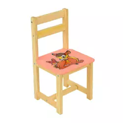 гр Стул "Оленёнок Бэмби" 4033 (1) цвет розовый, "МАСЯ" гр Стул "Оленёнок Бэмби" 4033 (1) цвет розовый, "МАСЯ"