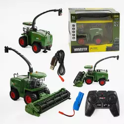 Комбайн на радіокеруванні 6605 (16) підсвічування, звук, акумулятор 3.7V, пульт 2.4GHz, USB-кабель, парогенератор, масштаб 1:24, в коробці Комбайн на радіокеруванні 6605 (16) підсвічування, звук, акумулятор 3.7V, пульт 2.4GHz, USB-кабель, парогенератор, масштаб 1:24, в коробці