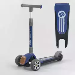 Самокат трехколесный RS-8999 (6) Best Scooter, СИНИЙ, складной алюминиевый руль, 3 колеса PU со светом, d=120*50мм Самокат трехколесный RS-8999 (6) Best Scooter, СИНИЙ, складной алюминиевый руль, 3 колеса PU со светом, d=120*50мм