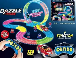 Автотрек на радіокеруванні 136 (36/2) світло, звук, 134 деталі, в коробці Автотрек на радіокеруванні 136 (36/2) світло, звук, 134 деталі, в коробці