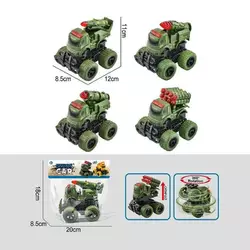 Машинка 688-15 (240) 4 види, ракетна установка, інерція, у пакеті Машинка 688-15 (240) 4 види, ракетна установка, інерція, у пакеті