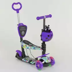 Самокат 5в1 68995 (1) Best Scooter, АБСТРАКЦИЯ, PU колеса, ПОДСВЕТКА  КОЛЕС, в коробке Самокат 5в1 68995 (1) Best Scooter, АБСТРАКЦИЯ, PU колеса, ПОДСВЕТКА  КОЛЕС, в коробке