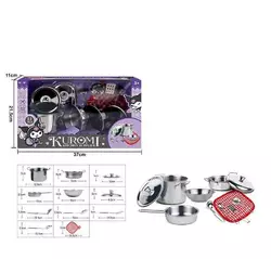 Набір посуду 988 C 47 (36) 11 елементів, металевий, в коробці Набір посуду 988 C 47 (36) 11 елементів, металевий, в коробці