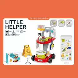 Набір для прибирання 667-69 (12) пилосос на батарейках, підсвітка, візок, відро, швабра, мітла, щітка, знак попередження, в коробці Набір для прибирання 667-69 (12) пилосос на батарейках, підсвітка, візок, відро, швабра, мітла, щітка, знак попередження, в коробці