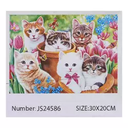 Алмазна мозаїка JS 24586 (50) "TK Group", "Тварини", 20х30см, в коробці Алмазна мозаїка JS 24586 (50) "TK Group", "Тварини", 20х30см, в коробці