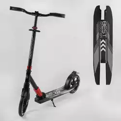 Самокат алюминиевый "Best Scooter" 11391 (2) колеса PU, d переднего колеса - 230мм, d заднего колеса - 215мм, 1 амортизатор передний, в коробке Самокат алюминиевый "Best Scooter" 11391 (2) колеса PU, d переднего колеса - 230мм, d заднего колеса - 215мм, 1 амортизатор передний, в коробке