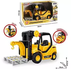 Спецтехніка 58027 (24) “Вилковий навантажувач”, звук, підсвічування, інерція, рухливі елементи, масштаб 1:16, в коробці Спецтехніка 58027 (24) “Вилковий навантажувач”, звук, підсвічування, інерція, рухливі елементи, масштаб 1:16, в коробці