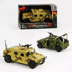Бронеавтомобіль 36991 (24) "TK Group", 2 види, “HMMWV M1114”, масштаб 1:16, звук, підсвічування, інерція, відкриваються двері та багажник, в коробці Бронеавтомобіль 36991 (24) "TK Group", 2 види, “HMMWV M1114”, масштаб 1:16, звук, підсвічування, інерція, відкриваються двері та багажник, в коробці