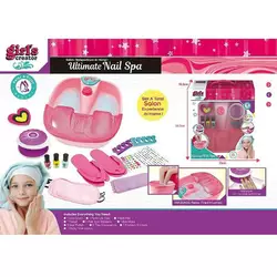 Набір для манікюру та педикюру MBK 529 (8)  ванночка, бульбашки, мелодія, лампа для нігтів, лаки, наліпки, пилочка, капці, в коробці Набір для манікюру та педикюру MBK 529 (8)  ванночка, бульбашки, мелодія, лампа для нігтів, лаки, наліпки, пилочка, капці, в коробці