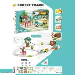 Трек 7730 А (12) 33 елементи, магнітне з’єднання, вантажівка, причеп, вантаж, на батарейках, трек, аксесуари, в коробці Трек 7730 А (12) 33 елементи, магнітне з’єднання, вантажівка, причеп, вантаж, на батарейках, трек, аксесуари, в коробці