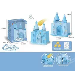 Скарбничка ZH 998-64 (120/2) "Замок", зачиняється на ключик, 3 монетки, наліпки, в коробці Скарбничка ZH 998-64 (120/2) "Замок", зачиняється на ключик, 3 монетки, наліпки, в коробці