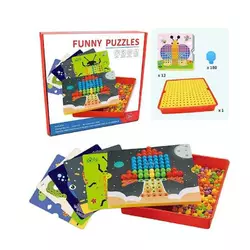 Мозаїка 52403 (36/2) 12 трафаретів, 180 елементів, ігрова платформа, в коробці Мозаїка 52403 (36/2) 12 трафаретів, 180 елементів, ігрова платформа, в коробці