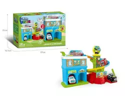 Трек 099-3 (18) 2 машинки, запускач, наліпки, в коробці Трек 099-3 (18) 2 машинки, запускач, наліпки, в коробці