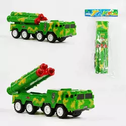 Машинка 6633 (120/2) ракетний комплекс, інерція, у пакеті Машинка 6633 (120/2) ракетний комплекс, інерція, у пакеті